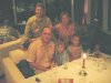 Dinner in Bratislava with Velic family, Dushan, Alex, Vivian, and JM colleague, Annamarie