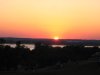 Sunset over the Mississippi