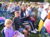 Waiting for the pageant at Palmyra, NY to begin