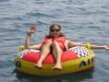 Jenifer experiencing the lake