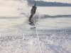Old Man Scott shows the kids some slalom